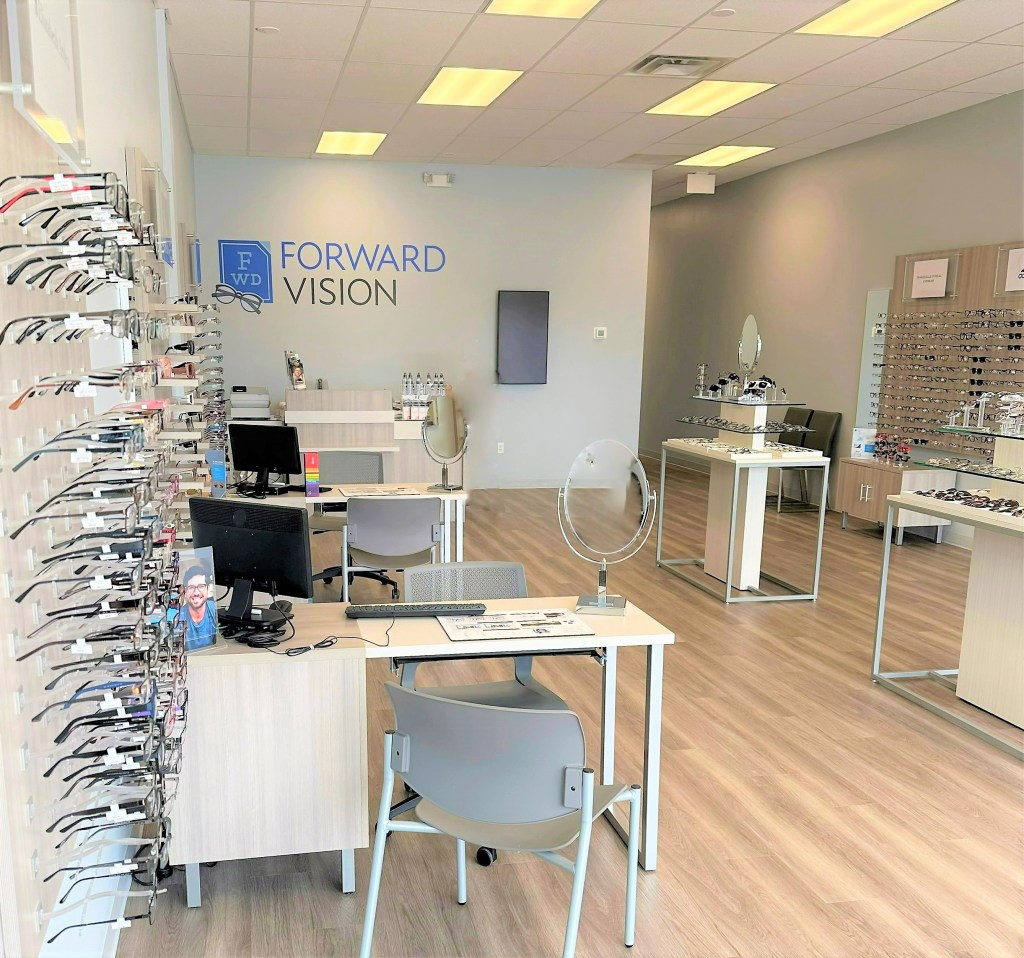Inside Forward Vision store in Branmar Plaza, Willmington DE